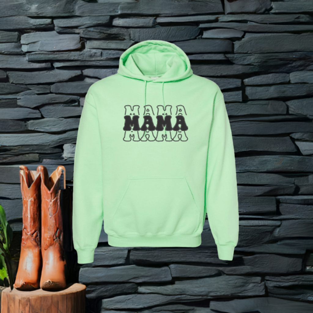 Beautifully embroidered Mama Hoodie, Sweatshirt, Custom Hoodies