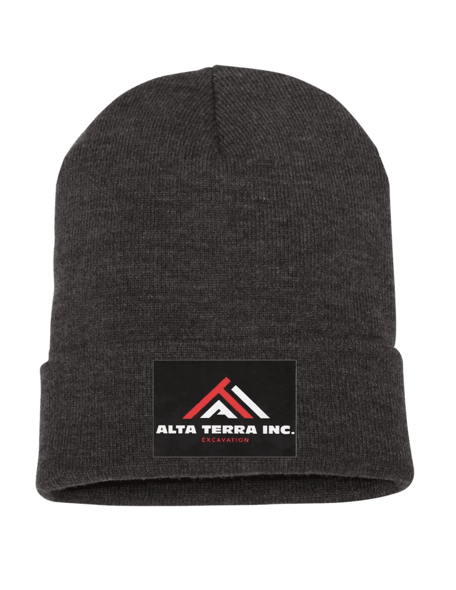 Alta Terra Inc. Excavation Embroidered Beanie for Men/Women Custom Beanies Winter Hats | <Blue Diamond Creations>