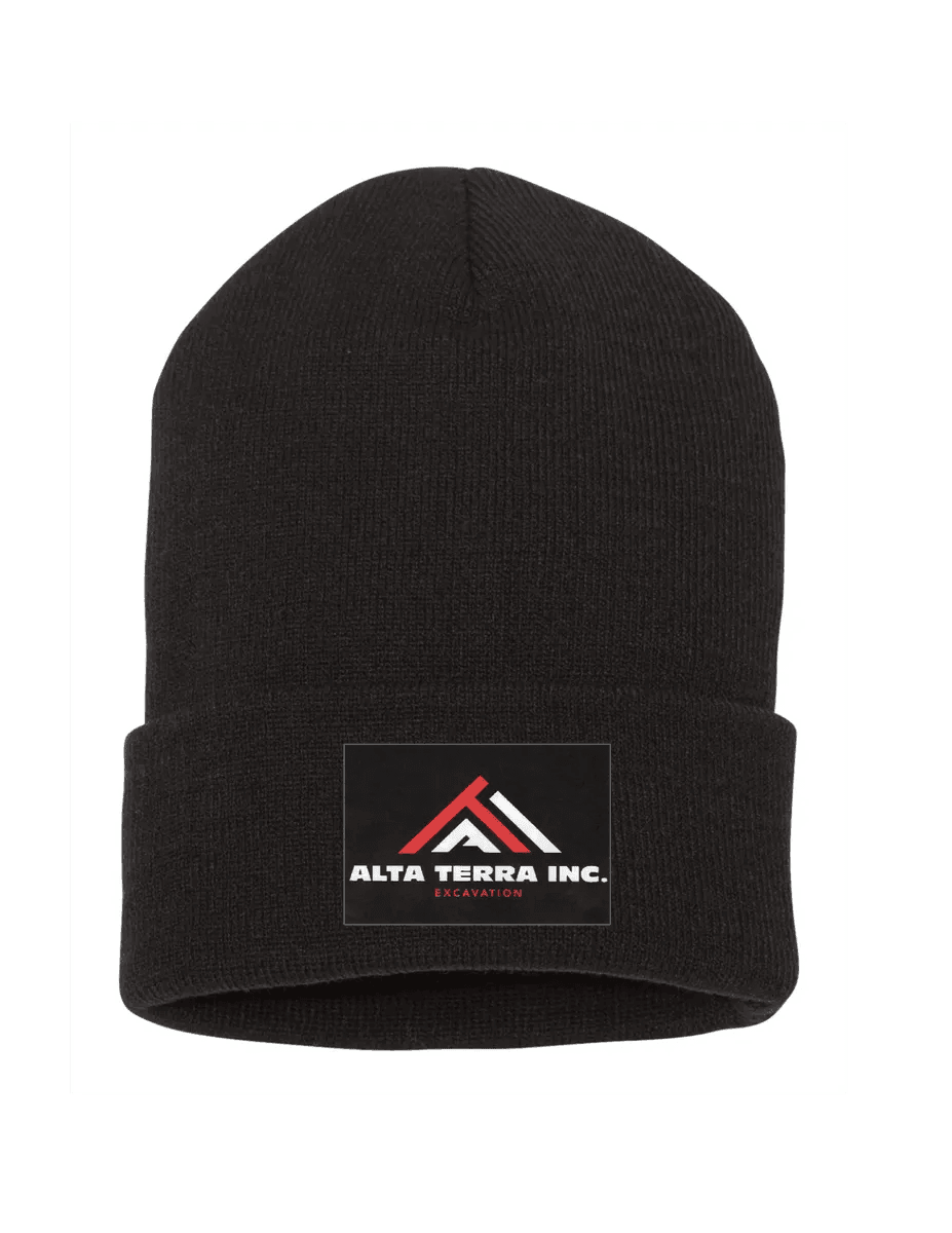 Alta Terra Inc. Excavation Embroidered Beanie for Men/Women Custom Beanies Winter Hats | <Blue Diamond Creations>